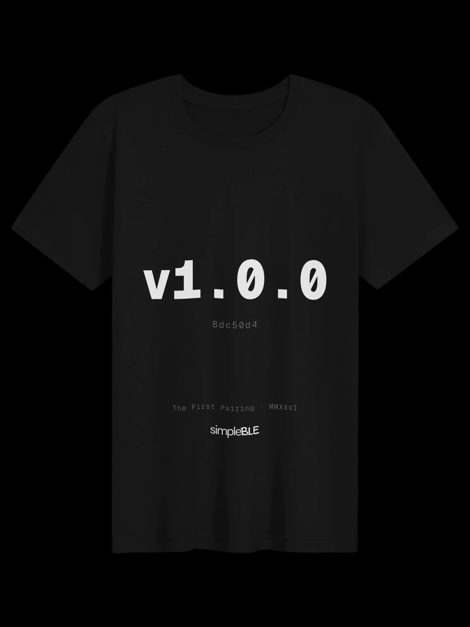 First Pairing Tee — v1.0.0